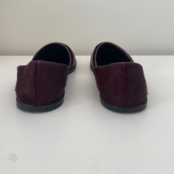 VINCE Mason (Maxon) Maroon Calf Hair Flats - Picture 14 of 16